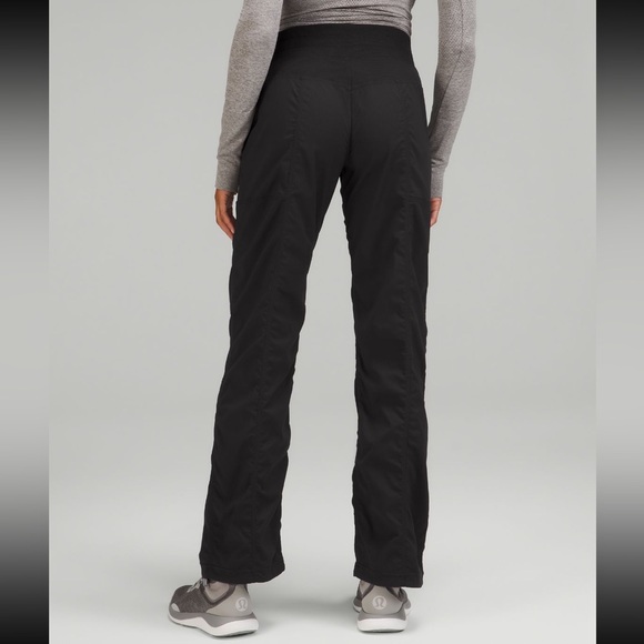 Black Lululemon unlined dance studio mid rise full length pants - Picture 2 of 9